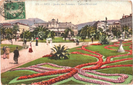 CPA 06 (Alpes-Maritimes) Nice - Jardin Des Palmiers Et Casino Municipal TBE Couleur éd. Giletta à Nice - Casinos