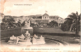 CPA 06 (Alpes-Maritimes) Nice - Jardin Des Palmiers, Fontaine Des Amours Et Le Casino Municipal. éd. Giletta à Nice - Casinos