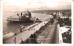 CPA 06 (Alpes-Maritimes) Nice - Les Nouvelles Terrasses Et Le Palais-Casino De La Jetée-Promenade TBE Flamme Scan R/v - Casino