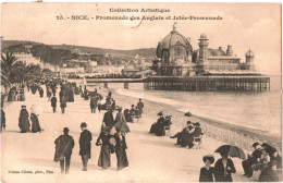 CPA 06 (Alpes-Maritimes) Nice - Promenade Des Anglais Et Palais-Casino De La Jetée-Promenade TBE 1905 éd. Giletta à Nice - Casino