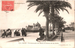 CPA 06 (Alpes-Maritimes) Nice - Promenade Du Midi Et Palais-Casino De La Jetée TBE éd. Giletta à Nice - Casino