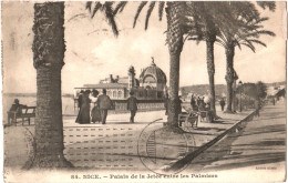 CPA 06 (Alpes-Maritimes) Nice - Palais-Casino De La Jetée Entre Les Palmiers TBE 1913 éd. Giletta à Nice - Casinos