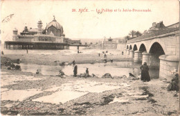 CPA 06 (Alpes-Maritimes) Nice - Le Paillon Et Le Palais-Casino De La Jetée-Promenade 1911 Animée Lavandière - Casino