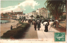 CPA 06 (Alpes-Maritimes) Cannes - Promenade De La Croisette Et Casino Municipal TBE Couleur - Casino