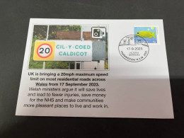 18-9-2023 (1 U 26) UK - Wales Is Bringing Down Maximum Speed To 20 Mph In All Of Wales Town From 17 Sept 2023 - Andere & Zonder Classificatie