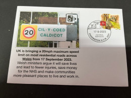 18-9-2023 (1 U 26) UK - Wales Is Bringing Down Maximum Speed To 20 Mph In All Of Wales Town From 17 Sept 2023 - Other & Unclassified