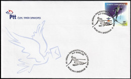 Delcampe - 2011 Turkey 25th Universiade Winter Games: Alpine Discipline Commemorative Cancellation - Ski