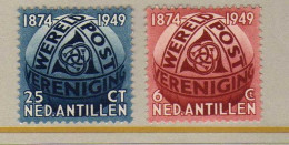 Antilles Neerlandaises (1949) -  75e Anniv De L'UPU  - Neufs* - MLH - Curaçao, Nederlandse Antillen, Aruba