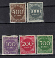 CHCT36 - Numbers, 1922, Germany - 1922-1923 Lokalausgaben