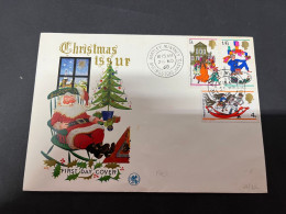 18-9-2023 (1 U 30) UK FDC Cover (1 Cover) 1968 - Christmas - 1952-1971 Pre-Decimal Issues