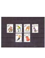 Tanzania 1994 > Winter Olympic Games 1994, Lillehamer > Short Set Of 6 (out Of 7) CTO Stamps - Inverno1994: Lillehammer