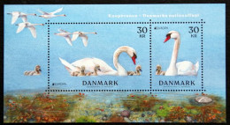 Denmark 2019  Europa. National Birds. Fauna. Mute  Minr.1979-80 Block 72 MNH ** ( Lot Mp) - Nuovi