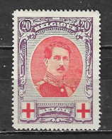 134*  Albert Ier Grand Médaillon - La Bonne Valeur - MH* - LOOK!!!! - 1914-1915 Red Cross