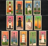 China Taiwan 2018/2019/2020 Lighthouses Postage Stamps In Complete Series 13v MNH - Ungebraucht