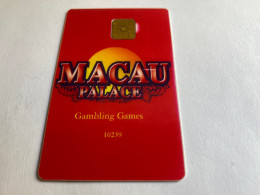 30:639 - Macau Palace Chip Card - Carte Di Casinò