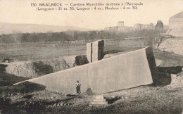 LIBAN - Baalbeck - Carrière Monolithe Destinée à L'Acropole - Carte Postale Ancienne - Lebanon