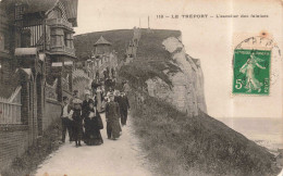 FRANCE - Le Tréport - L'escalier Des Falaises - Carte Postale Ancienne - Le Treport