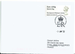 Vignette De Distributeur - ATM - IAR - Machin - QEII - Jubilé De Platine - Post & Go Stamps