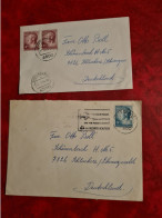 LETTRES DE NIDERKORN POUR SCHLUCHSEE CACHET DIFFERDANGE - Lettres & Documents