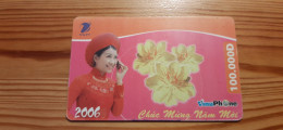 Prepaid Phonecard Vietnam, Vinaphone - Woman - Viêt-Nam
