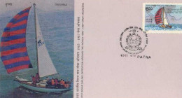 First Sailing Expedition Around The World, 1985-87, FDC, India, Condition As Per Scan LPS7 - Other (Sea)