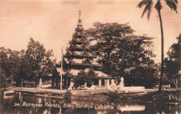 INDE - BENGALE - Burmese Pagoda - Eden Garden - Calcutta - Carte Postale Ancienne - India