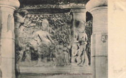 INDE -  The Linga Cave At Elephanta - Bombay - Carte Postale Ancienne - India