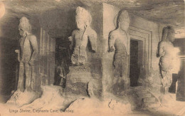 INDE -  Linga Shrine Elephanta Cave - Bombay - Carte Postale Ancienne - Inde