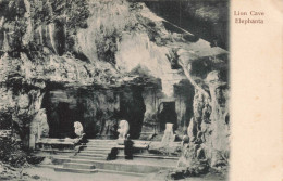 INDE -  Lion Cave Elephanta - Carte Postale Ancienne - India