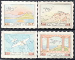 1786.GREECE,1926 PATAKONIA,FLYING BOAT. #1-4 MNH,VERY FINE AND VERY FRESH. - Ongebruikt