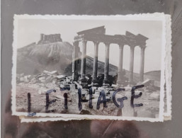 SYRIE PALMYRA AWAY, OF THE RUINS PHOTOGRAPH EARLY 1900s #1/85 PAPER VELOX - Azië