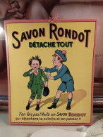 Ancien Carton Publicitaire Savon Rondot - Pappschilder