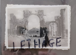 SYRIE PALMYRA THE ARCH OF TRIUMPH PHOTOGRAPH EARLY 1900s #1/86 PAPER VELOX - Asia