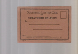 Royaume Uni - Angleterre - Letter Card Of Stratford Upon Avon - 6 Views - Stratford Upon Avon