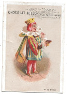 Chromos Publicitaire Chocolat Ibled Année 1900 Mr Le Bailli - Ibled