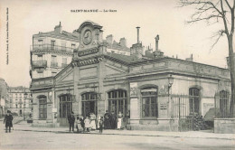 FRANCE - Saint Mandé - La Gare - Carte Postale Ancienne - Saint Mande