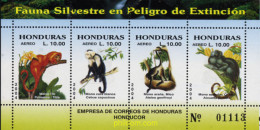 173514 MNH HONDURAS 2004 PROTECCION DE LA FAUNA SALVAJE - Honduras