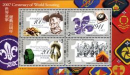 224068 MNH HONG KONG 2007 CENTENARIO DEL ESCULTISMO - Lots & Serien