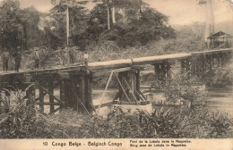 CONGO BELGE -  Pont De La Lukula Dans Le Mayumbe - Carte Postale Ancienne - Congo Belge