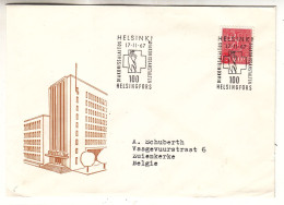 Finlande - Lettre De 1967 - Oblit Helsinki - Exp Vers Zuienkerke - - Briefe U. Dokumente