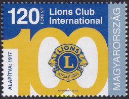 699658 MNH HUNGRIA 2017 CENTENARIO DE LIONS CLUB INTERNACIONAL - Nuevos