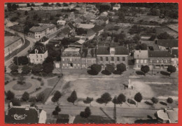 CPSM CHAULNES Vue Aérienne Oblitération "Chaulnes 1970 Marianne 0.30c" - Chaulnes