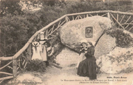 FRANCE - Pont-Aven - Monument à La Mémoire De Brizeux Par Botrel - Carte Postale AncienneL - Pont Aven