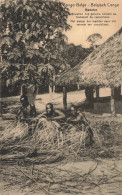 CONGO - Basoko - Fabrication Des Paniers Servant Au Transport Du Caoutchouc - Carte Postale Ancienne - Congo Belga