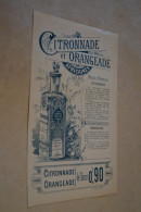 RARE,ancienne Affiche Publicitaire Citronnade Et Orangeade Africaines, 220 Mm/135 Mm. - Afiches