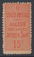 FRANCE -  Colis Postaux N° 30 * *  - Cote : 30 € - Neufs