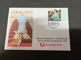 (18-9-2023) Queen ElizabethII In Memoriam (special Cover) And Corgi Dogs (released Date Is 19 September 2023) - Storia Postale