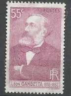 France  N °378  Gambetta  Violet  Rose       Neuf    (  * )       B/TB    Voir Scans           Soldé ! ! ! - Unused Stamps