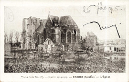 FRANCE - Montdidier - Erches - L'Eglise - Carte Postale Ancienne - Montdidier