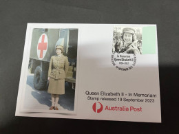 (18-9-2023) Queen ElizabethII In Memoriam (special Cover) [Red Cross Nurse WWII] (released Date Is 19 September 2023) - Brieven En Documenten